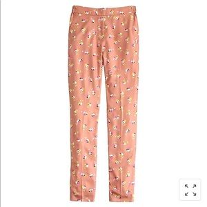 J Crew Falling Pansies Pants